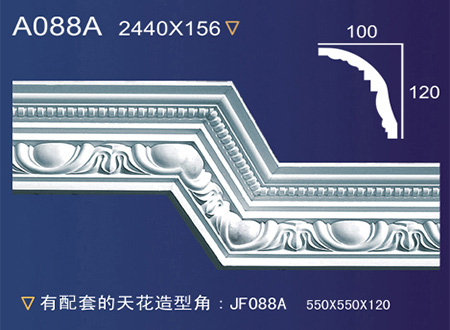 Gypsum Plaster Cornis Strip Decoration and Design M-110   