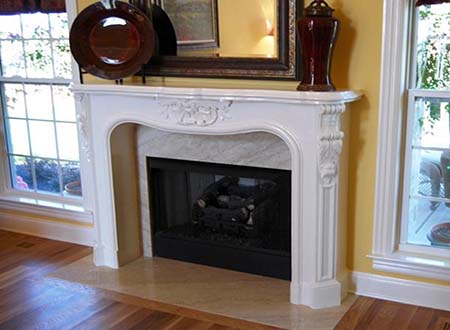 Gypsum Wall Unit Fireplace Design M-903